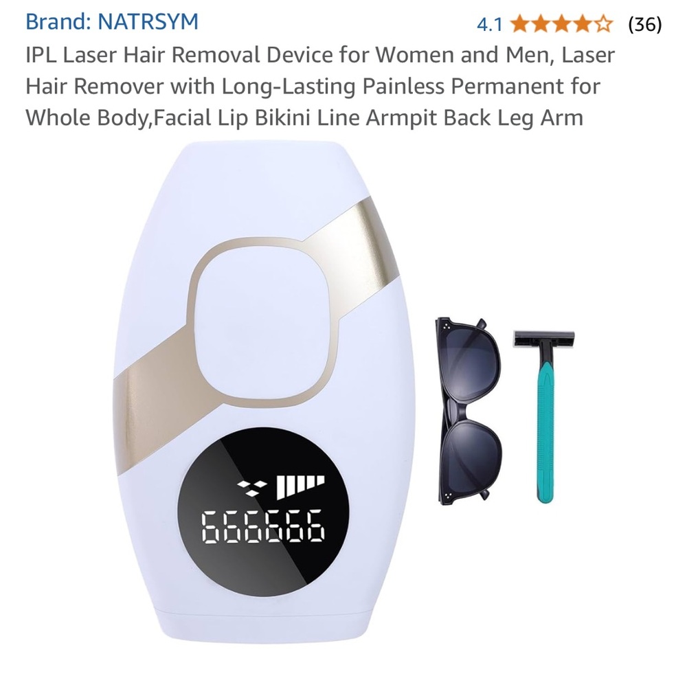 IPL laser hair removal for women